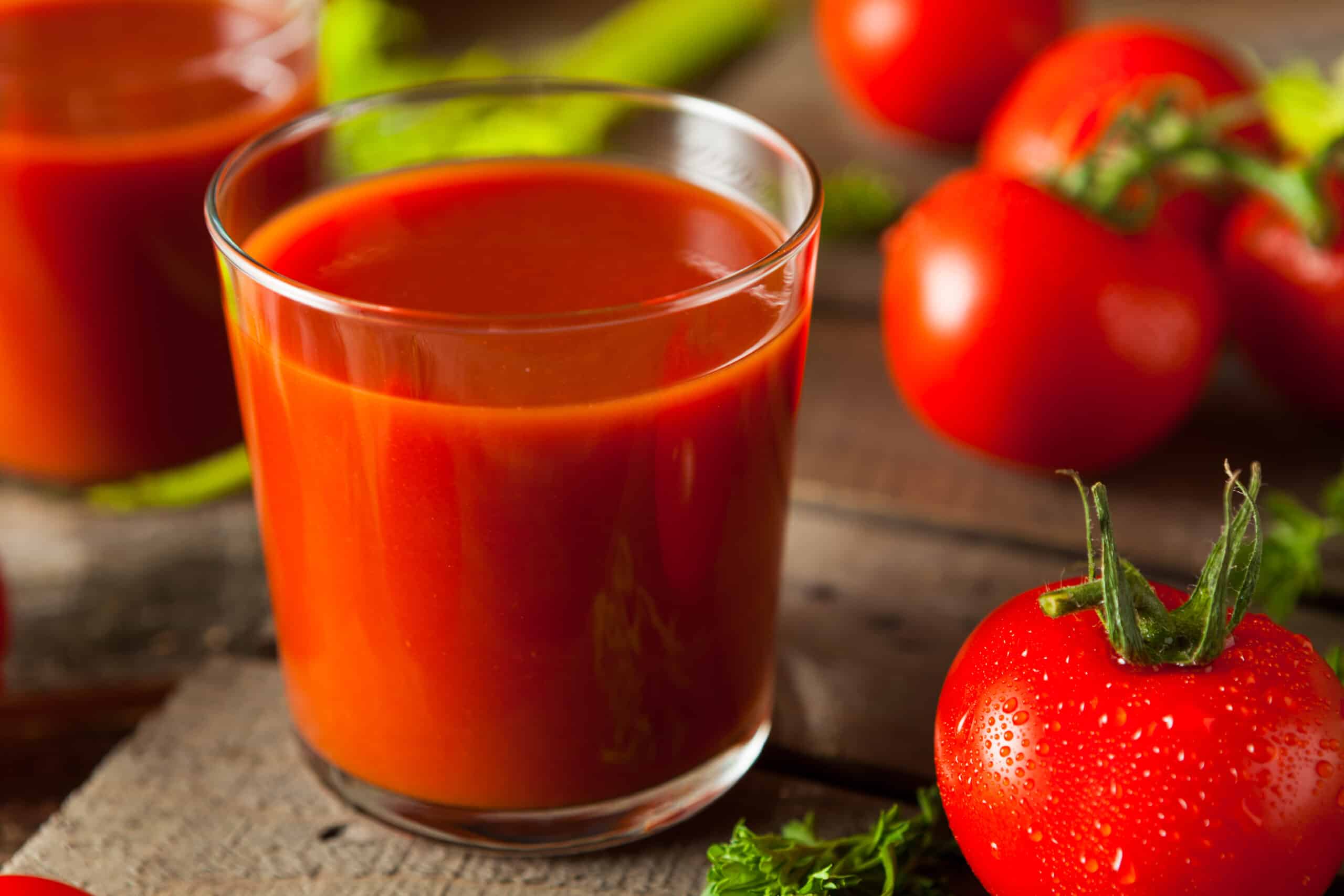 Raw Organic Tomato Juice